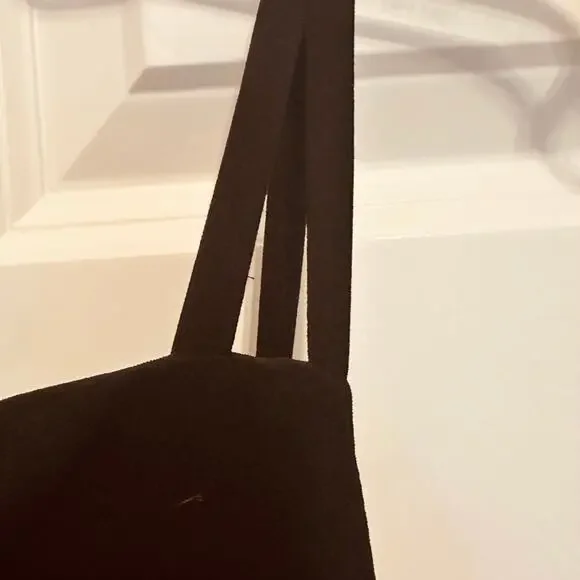 Jones Wear Black Slip Dress Midi Minimalist Size 8 - Picture 3 of 7